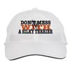 Makoroni - Don't Mess with A Silky Terrier Dog Dogs Hat Adjustable Cap, DesZ55 White view 1
