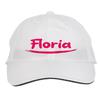 Makoroni - Floria Name Hat Adjustable Cap, DesJ1 White view 1