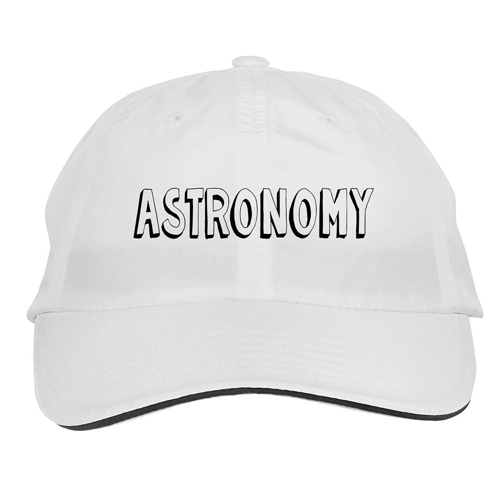 Makoroni - Astronomy Hat Adjustable Cap, DesS21 White