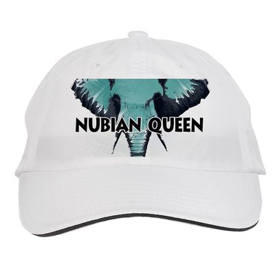 Makoroni - Nubian Queen Africa Afro American Hat Adjustable Cap, DesN24 White