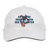 Makoroni - ER Nurse Pass ME Now SE You Later Paramedic Doctor Nurse Hat Adjustable Cap, DesT30 White view 1