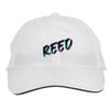 Makoroni - Reed Name Hat Adjustable Cap, DesM85 White view 1