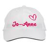 Makoroni - Jo-Anne Name Hat Adjustable Cap, DesG43 White view 1