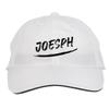 Makoroni - Joesph Name Hat Adjustable Cap, DesJ2 White view 1