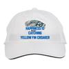 Makoroni - Happiness is CATCHING Yellow FIN Croaker Fish Fishing Hat Adjustable Cap, DesE99 view 1