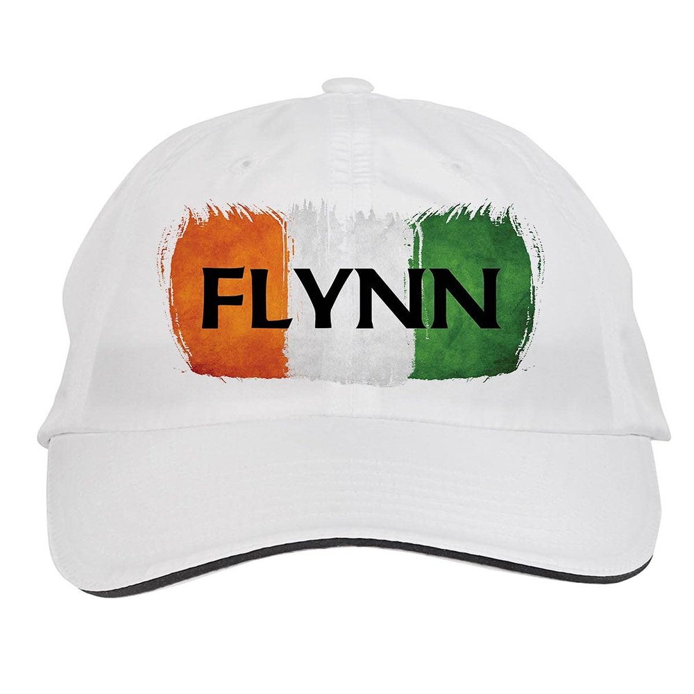 Makoroni - Flynn Irish Ireland Hat Adjustable Cap, DesO8 White