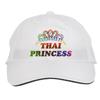 Makoroni - Thai Princess Princess Hat Adjustable Cap, DesN46 White view 1