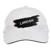 Makoroni - Landon Name Hat Adjustable Cap, Desy8 White view 1