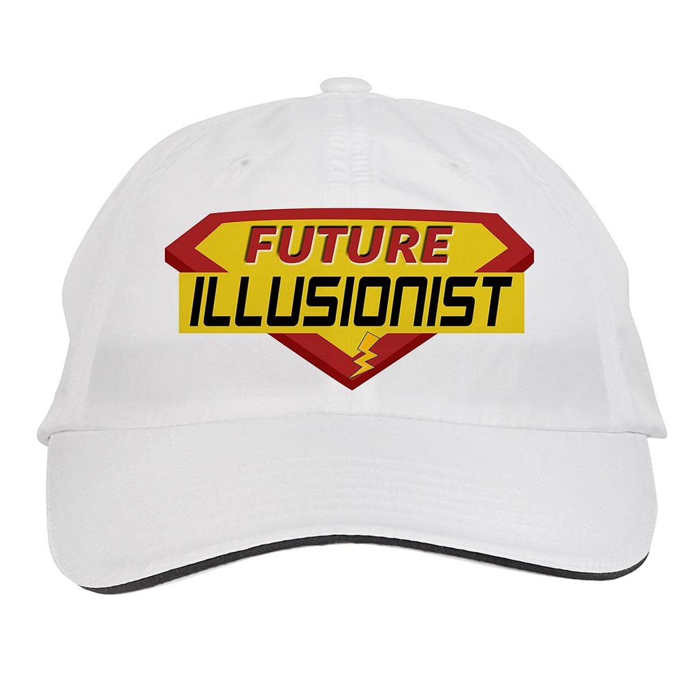 Makoroni - Future Illusionist Career Hat Adjustable Cap, DesF42 White