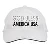 Makoroni - GOD Bless America USA Hat Adjustable Cap, DesA17 White view 1