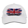 Makoroni - London BOY British Britain England Hat Adjustable Cap, DesJ99 White view 1