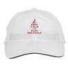 Makoroni - Keep Calm and Play Melodica Hat Adjustable Cap, DesJ58 White view 1