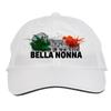 Makoroni - Bella Nonna Italy Italian Hat Adjustable Cap, DesM64 White view 1