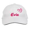 Makoroni - Evie Name Hat Adjustable Cap, DesC16 White view 1