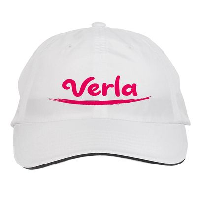 Makoroni - Verla Name Hat Adjustable Cap, DesC99 White