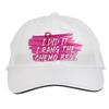 Makoroni - I DID IT I RANG The Chemo Bell Cancer Awareness Hat Adjustable Cap, DesJ83 White view 1
