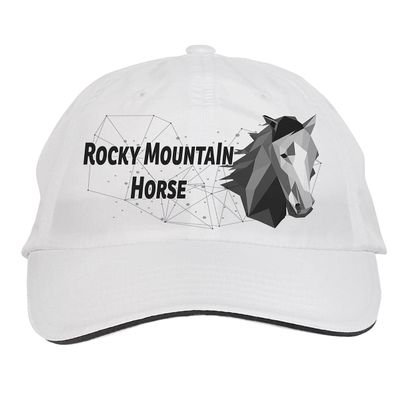 Makoroni - Rocky Mounta?n Horse Hat Adjustable Cap, DesJ77 White