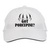 Makoroni - GOT Porcupine Hunting Hunter Hat Adjustable Cap, DesR11 White view 1