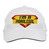 Makoroni - I'm A Paralegal Career Hat Adjustable Cap, DesN42 White view 1