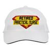 Makoroni - Retired Practical Nurse Career Hat Adjustable Cap, DesN78 White view 1