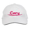 Makoroni - Cary Name Hat Adjustable Cap, DesC94 White view 1
