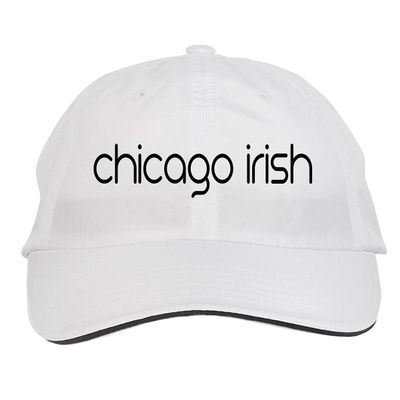 Makoroni - Chicago Irish Hat Adjustable Cap, DesX50 White