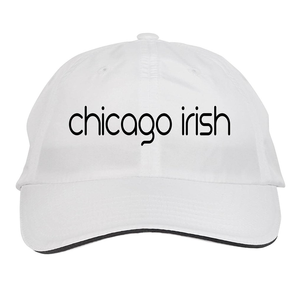 Makoroni - Chicago Irish Hat Adjustable Cap, DesX50 White