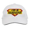 Makoroni - I'm A Housekeeper Career Hat Adjustable Cap, DesM11 White view 1