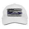 Makoroni - Crime Scene Investigator; Dude I Know Where You've Been Cop, Police Hat Adjustable Cap, DesU45 White view 1