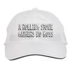 Makoroni - A Rolling Stone Gathers NO Moss Hat Adjustable Cap, DesR53 White view 1