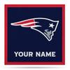 Rico Industries NFL Football New England Patriots Personalized 35" Felt Wall Dcor - for Man Cave, Game Room, Office & Bedroom - Made in The USA view 1