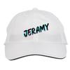 Makoroni - Jeramy Name Hat Adjustable Cap, DesJ33 White view 1