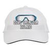 Makoroni - Dive Catalina Island Scuba Diving Hat Adjustable Cap, DesO12 White view 1
