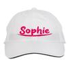 Makoroni - Sophie Name Hat Adjustable Cap, DesB3 White view 1