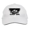 Makoroni - Warning Curly Girl, Africa Afro American Hat Adjustable Cap, DesS24 White view 1