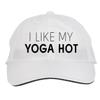Makoroni - I Like My Yoga HOT Hat Adjustable Cap, DesD20 White view 1