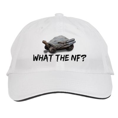 Makoroni - What The NF Run Runner Hat Adjustable Cap, DesF90 White
