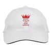 Makoroni - Keep Calm and EAT Leeks Hat Adjustable Cap, DesT71 White view 1