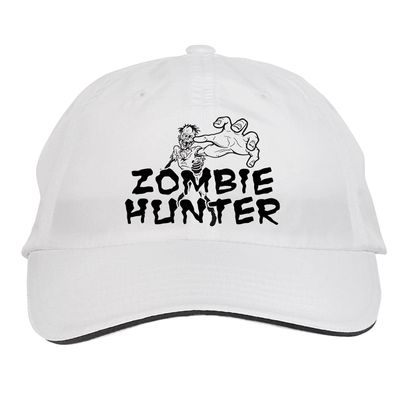 Makoroni - Zombie Hunter Zombie Hat Adjustable Cap, DesM90 White