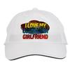 Makoroni - I Love My Colombian Girlfriend Colombia Colombian Hat Adjustable Cap, DesI55 White view 1