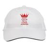 Makoroni - Keep Calm I'm A Long Jumper Hat Adjustable Cap, DesL96 White view 1