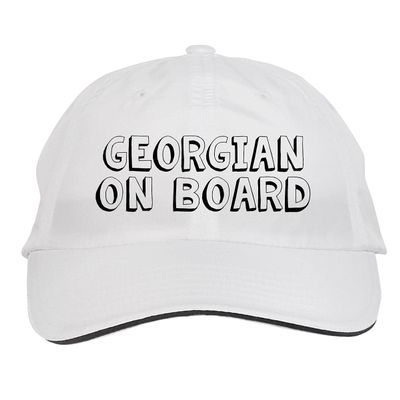Makoroni - Georgian ON Board Hat Adjustable Cap, DesX57 White