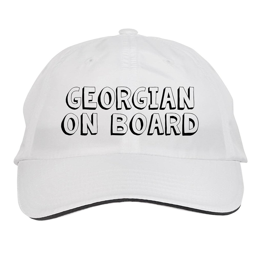 Makoroni - Georgian ON Board Hat Adjustable Cap, DesX57 White