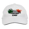 Makoroni - Italian Chef Italy Italian Hat Adjustable Cap, DesN65 White view 1