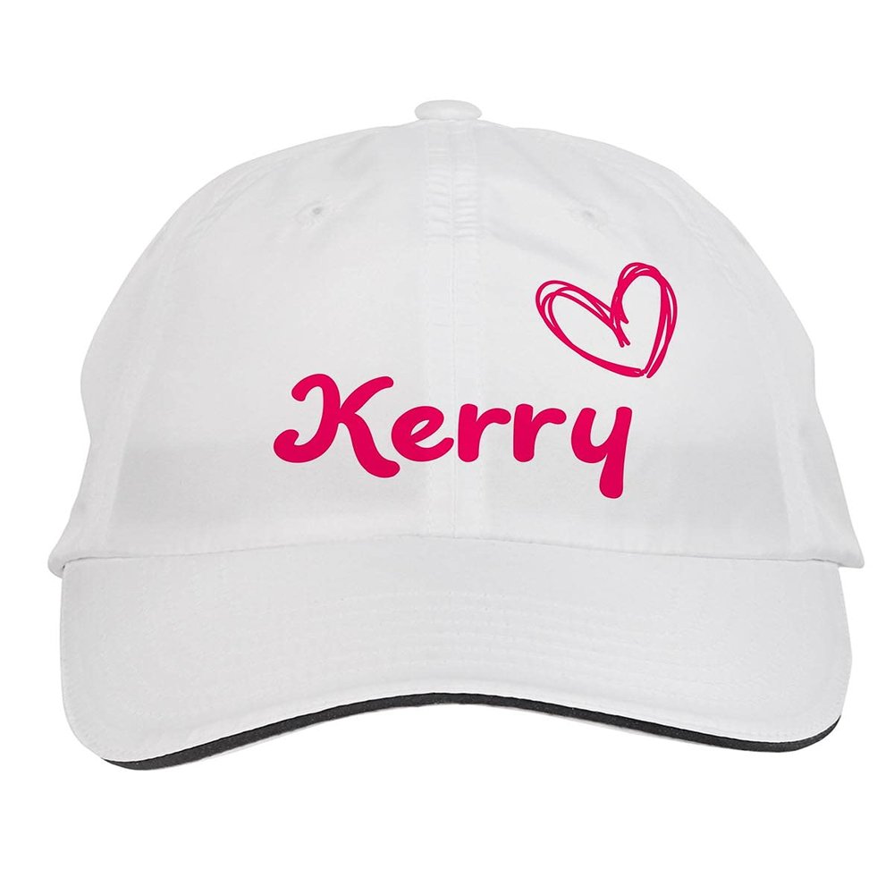 Makoroni - Kerry Name Hat Adjustable Cap, DesI24 White