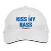 Makoroni - KISS My BASS Fish Fishing Hat Adjustable Cap, DesC68 White view 1