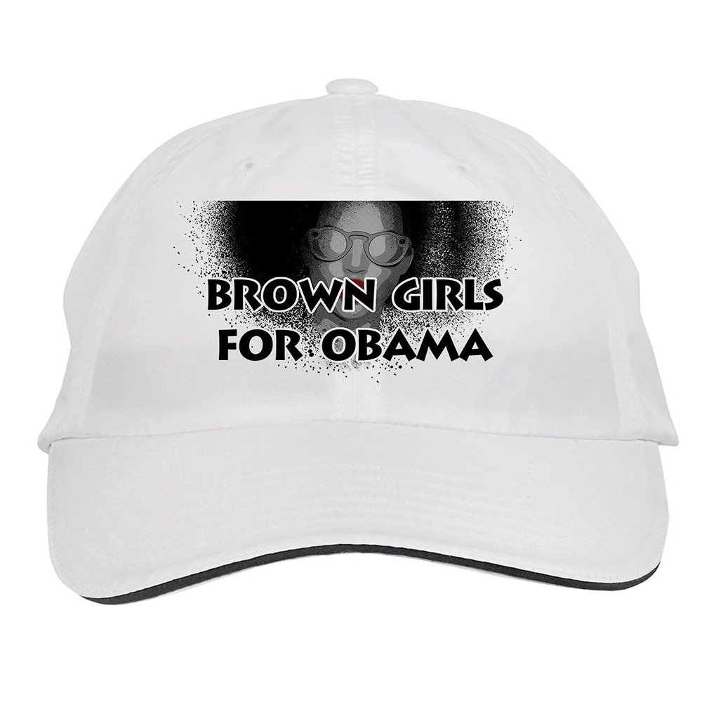 Makoroni - Brown Girls for Obama Africa Afro American Hat Adjustable Cap, DesO18