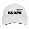 Makoroni - Hoops Basketball Player Hat Adjustable Cap, DesE85 White view 1