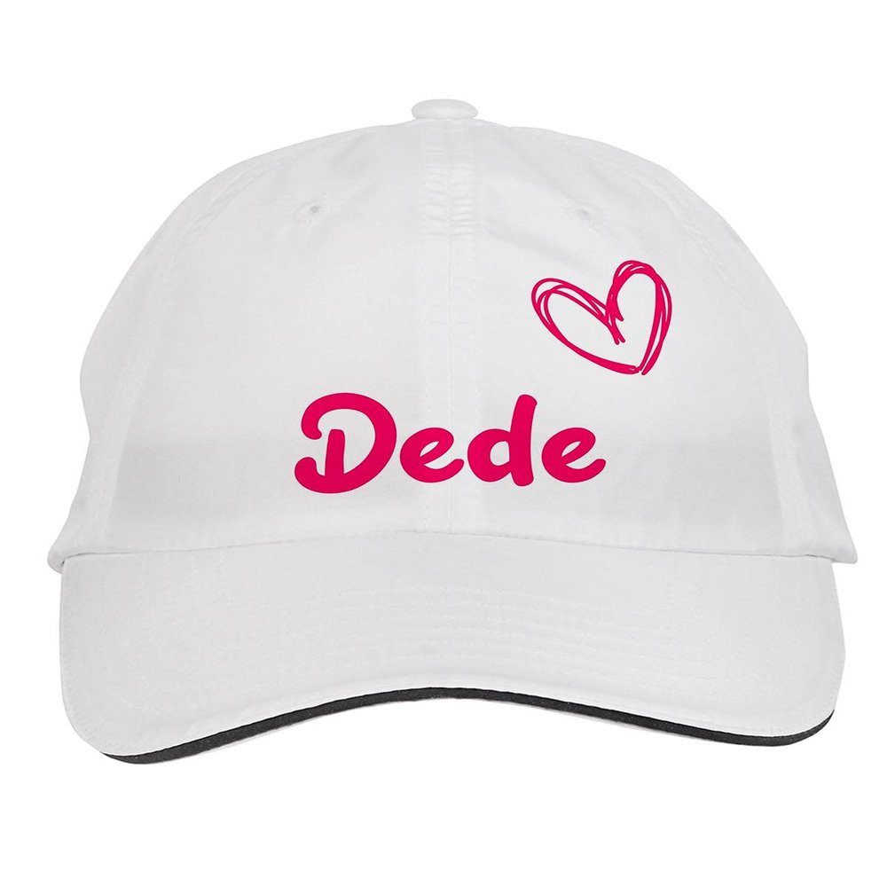Makoroni - Dede Name Hat Adjustable Cap, DesZ52 White