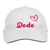 Makoroni - Dede Name Hat Adjustable Cap, DesZ52 White view 1